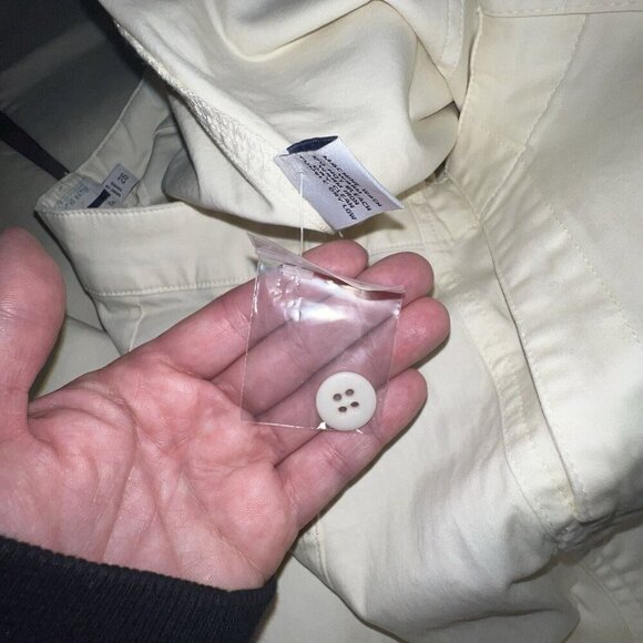 PLY THE WATERS GUIDEBOAT CO. WOMEN LIGHT YELLOW PANTS ANKLE ZIPPER MOTO SIZE 26 - Picture 11 of 12